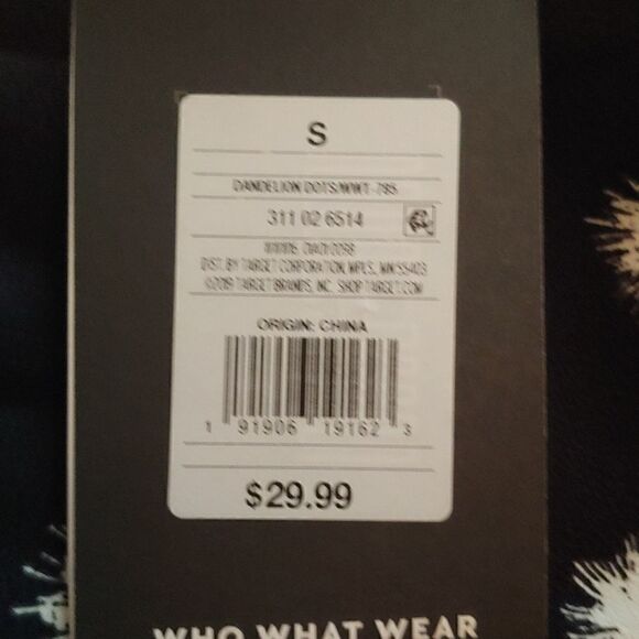 WHO WHAT WEAR Dandelion Dots NWT Shirt. Size S. - Picture 3 of 4